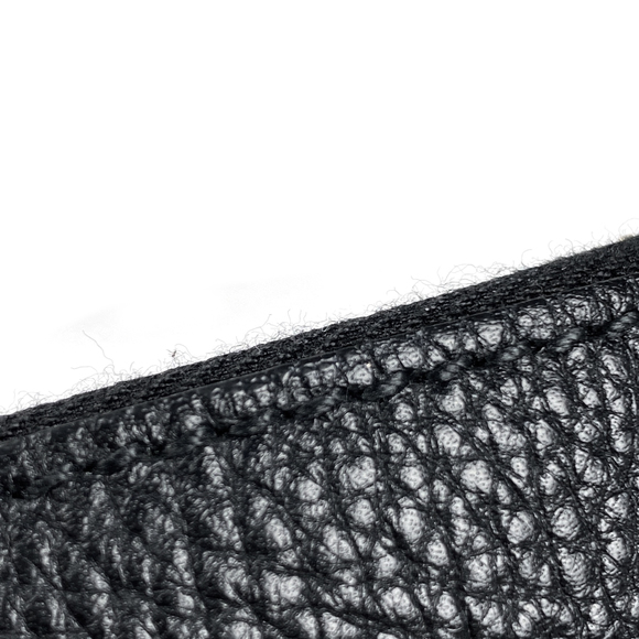 Gucci Soho Handbag 2way Shoulder Bag Interlocking G Fringe Leather Black - Picture 4 of 7